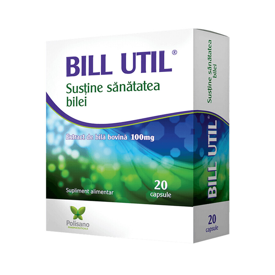 Bill Useful met rundergal extract, 20 capsules, Polisano