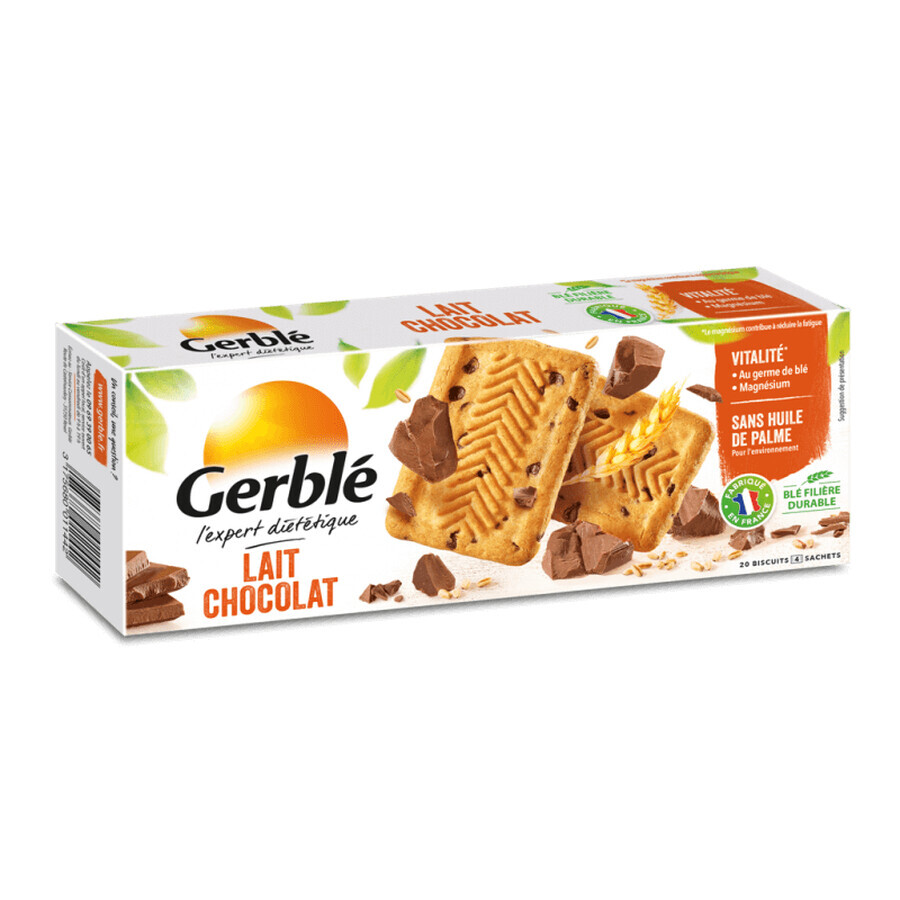 Diet chocolate milk biscuits, 230 g, Gerble