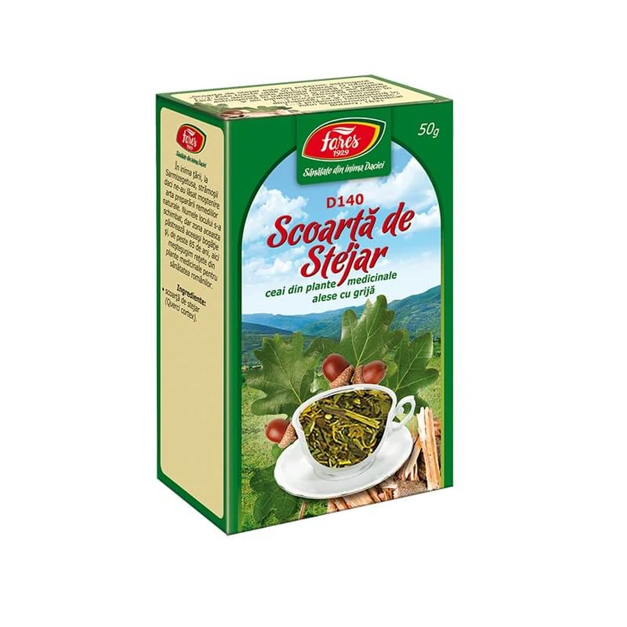 Té de corteza de roble, D140, 50 g, Fares