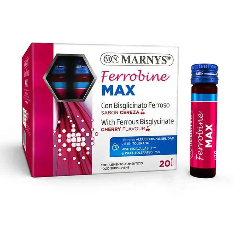 Marnys Ferrobine Max, 20 fiale X 10 ml