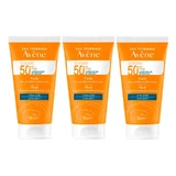 Avene Zonnebrand Fluïde Spf50+, 3 x 50 ml
