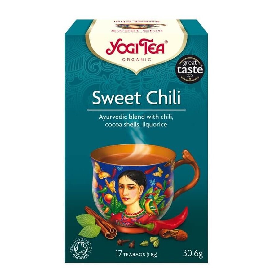 Thé Chili sucré, 17 sachets, Yogi Tea