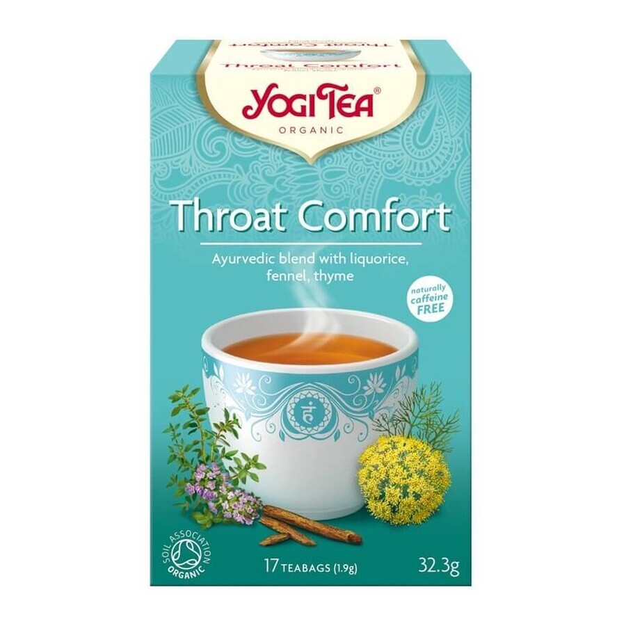 Throat Comfort Tea, 17 bolsitas, Yogi Tea