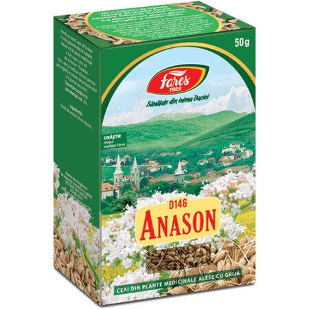 Infusión de anís, D146, 50 g, Fares