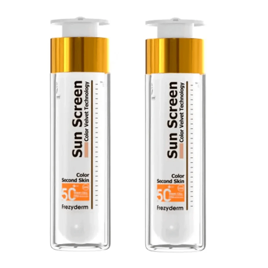 Frezyderm Schermo Solare Viso Velluto SPF50+, 2 x 50 ml