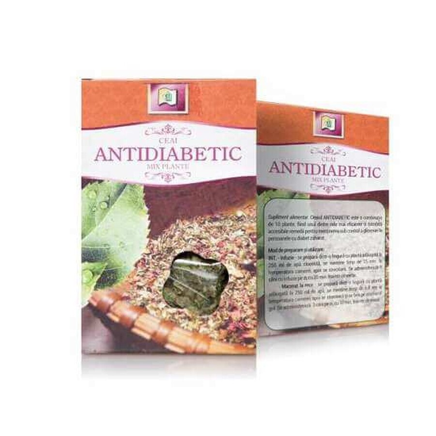 Té antidiabético, 50 g, Stef Mar Valcea