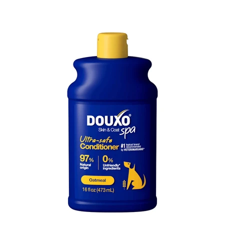 DOUXO SPA Conditioner Havermout, conditioner voor honden, hydraterend, ontwarrend, Vanille en Kokosnoot, fles, 250ml
