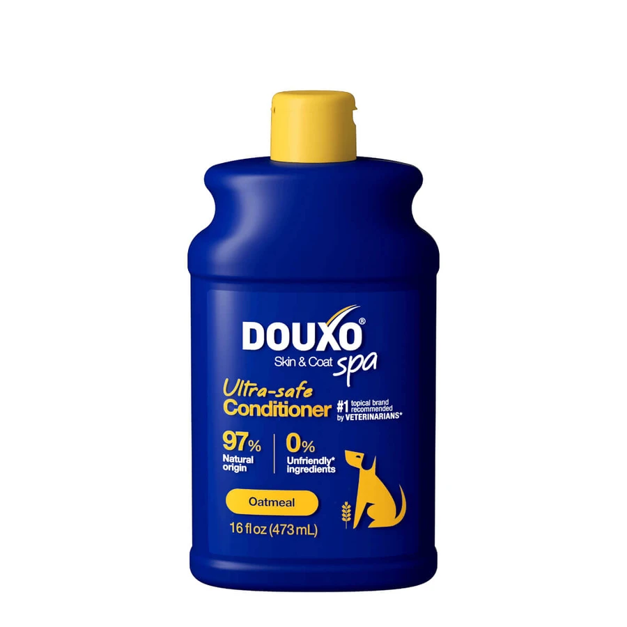 DOUXO SPA Conditioner Havermout, conditioner voor honden, hydraterend, ontwarrend, Vanille en Kokosnoot, fles, 250ml
