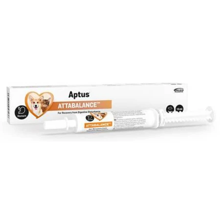 APTUS Attabalance, XS-XL, digestive system & probiotic supplement for dogs and cats, graduated syringe, 15ml oral paste