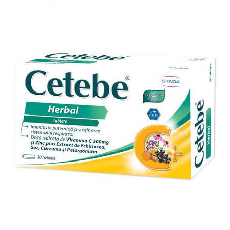 Cetebe Herbal, 30 comprimidos, Stada