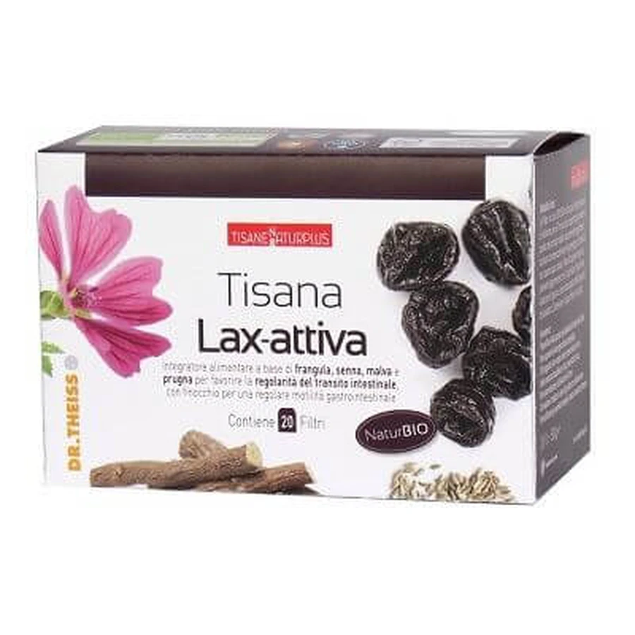 Naturplus lax-active herbata ziołowa 20 filtrów: ceny i cechy