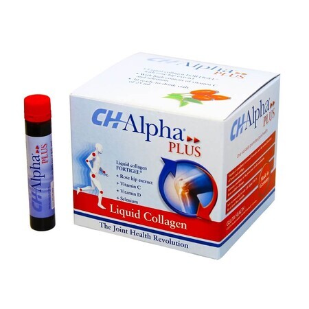 Colágeno Líquido Ch Alpha Plus, 30 Viales Bebibles, Gelita Health