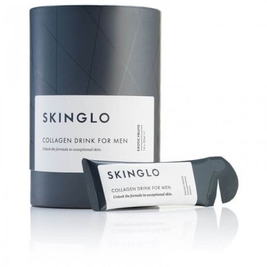 Liposomaal Collageen voor Mannen Skinglo, 14 sachets, Nutrivitality