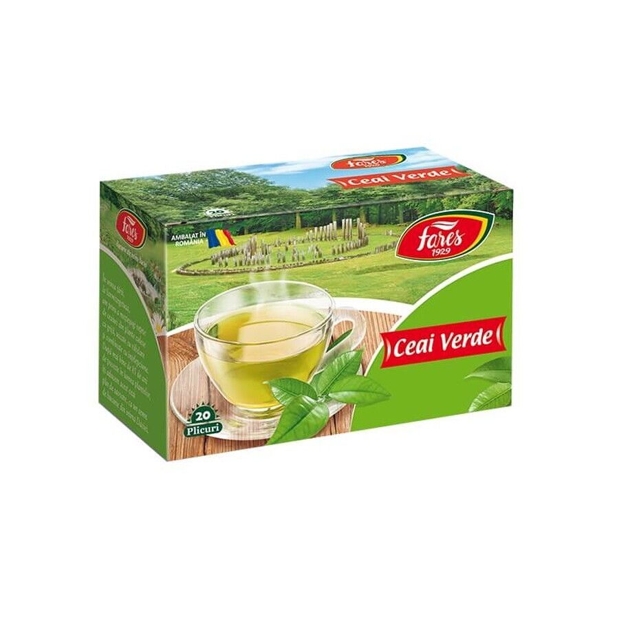 Té verde, 20 bolsitas, Fares