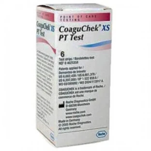 Benzile de testare pentru dispozitivul de autotestare coaguchek xs pt test 6 bucăți