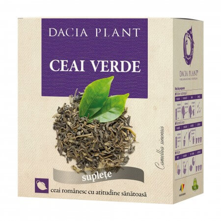 Té verde, 50 g, Dacia Plant