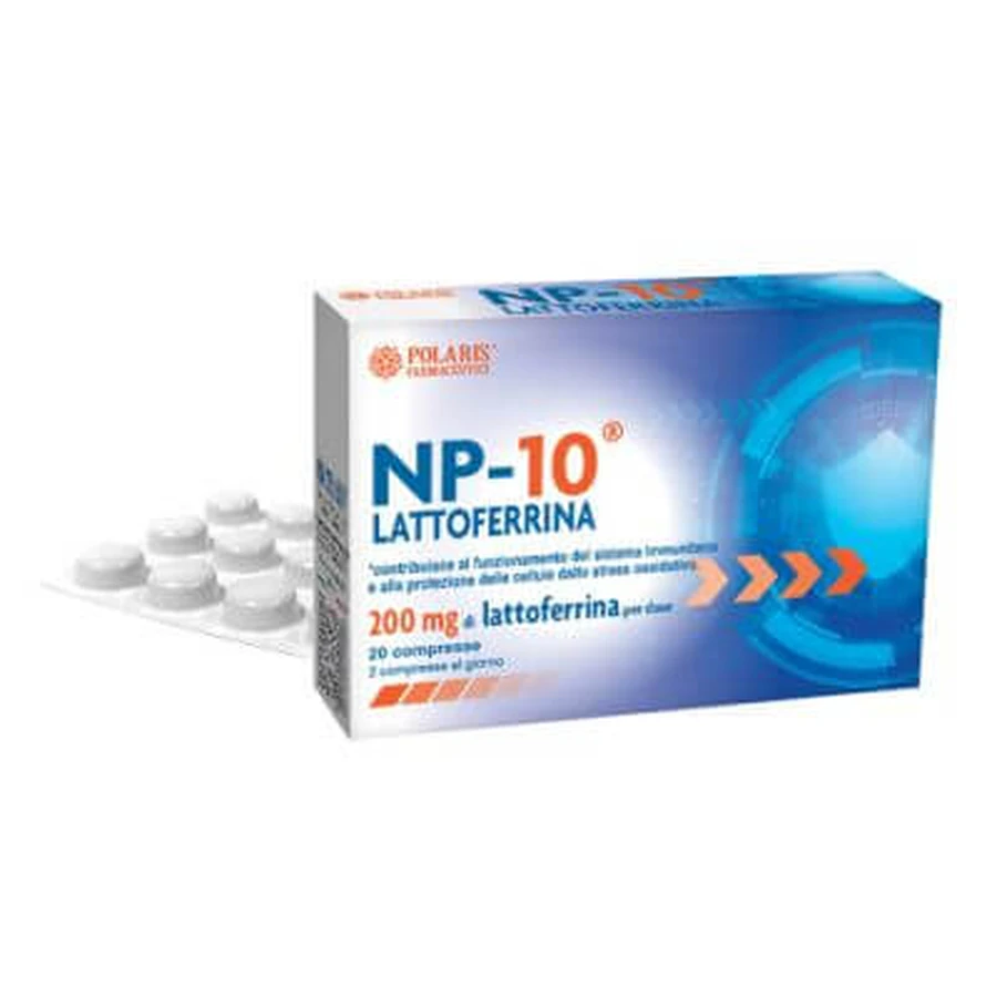 Np-10 lactoferrine rsm 20 comprimés
