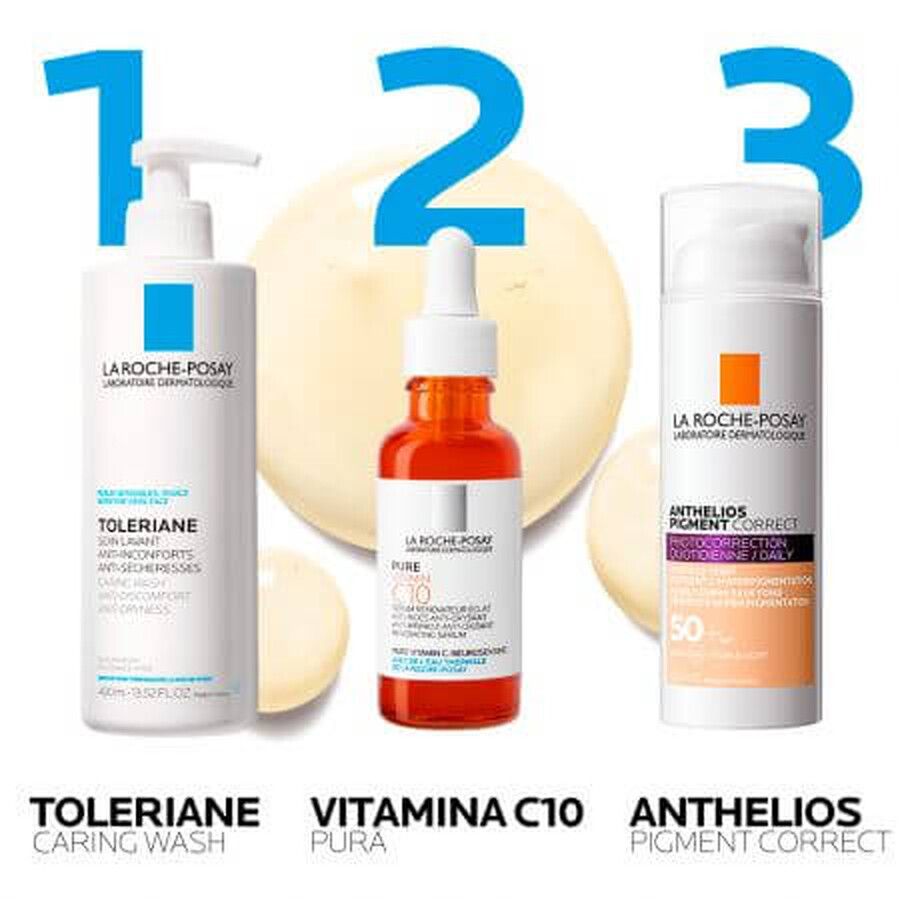 La Roche-Posay Anthelios Pigment Correct Crème Anti-Pigmentation avec SPF 50+, 50ml