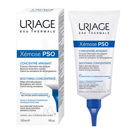 Crema concentrada calmante para la psoriasis Xemose PSO, 150 ml, Uriage