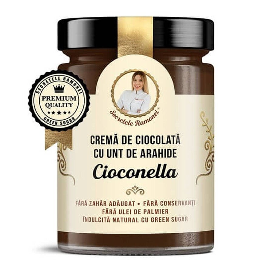 Crema de cacahuete y cacao Cioconella, Secretos de Ramona, 350g, Remedia