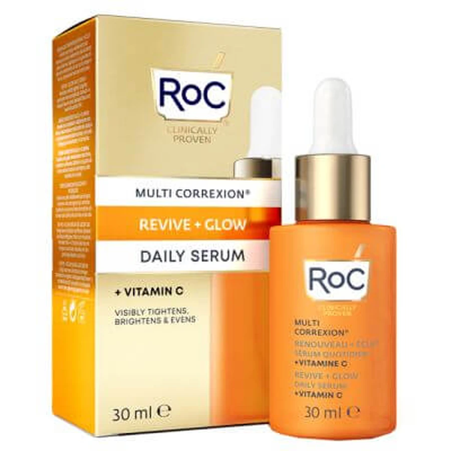 Roc multi correxion revive + glow gezichtsserum 30 ml