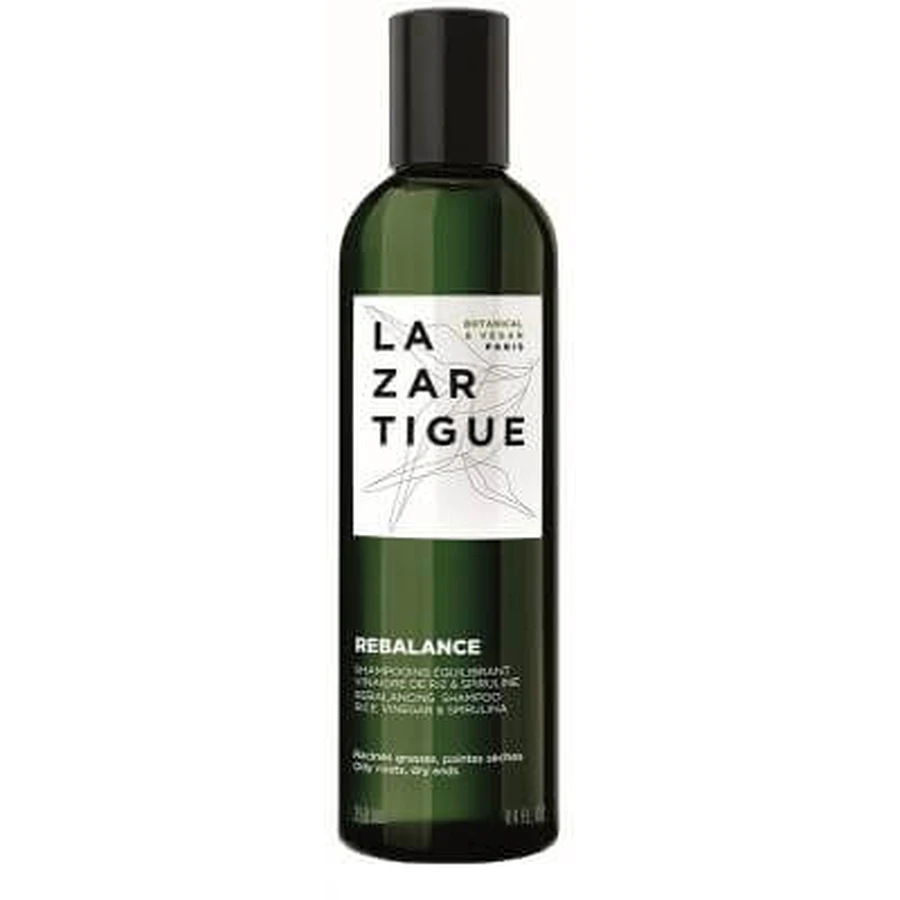 Lazartigue shampooing rééquilibrant vinaigre de riz & spiruline 250 ml