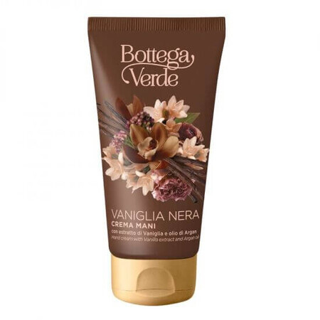 Bottega Verde Intensely Moisturizing Hand Cream with Black Vanilla Extract and Argan Oil, 75 ml