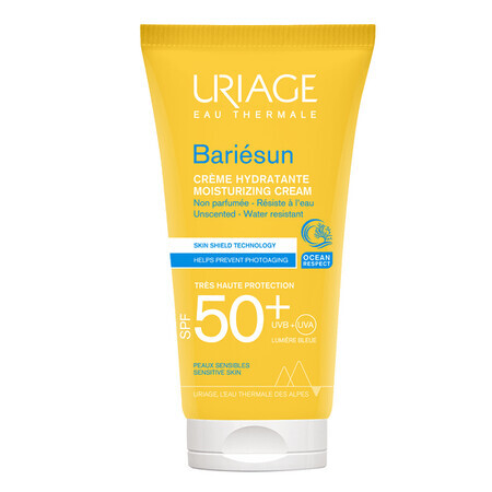 Crema fara parfum pentru protectie solara Bariesun, SPF 50+, 50 ml, Uriage