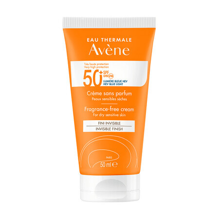 Crema fara parfum SPF50+ Triabsorb, 50 ml, Avene