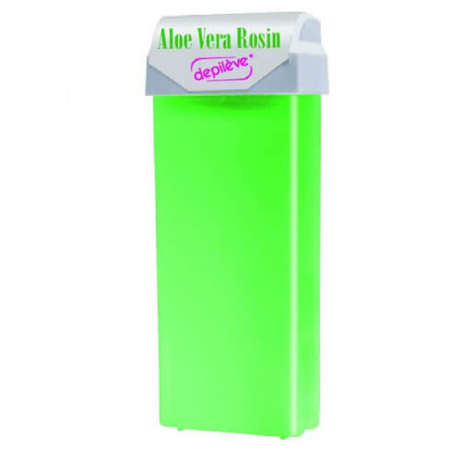 Ceară roll-on de unică folosință cu Aloe Vera Rosin, 100 ml, Depileve