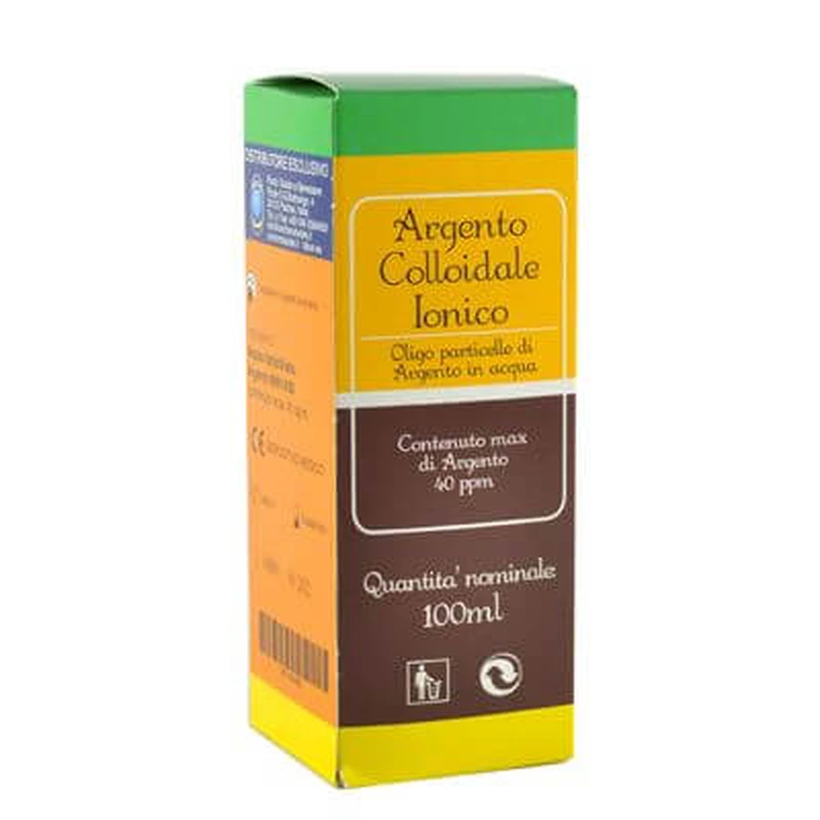 Plata coloidal iónica 40ppm spray certificado con gotero 100 ml