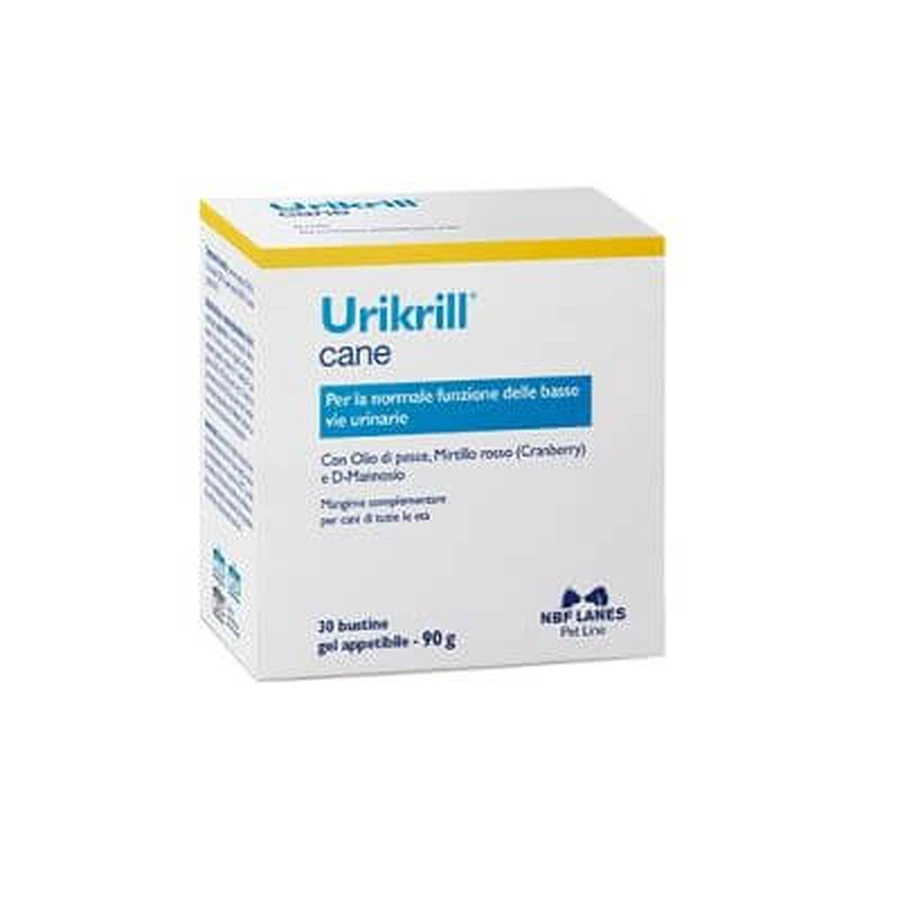 Urikrill żel dla psów 30 saszetek: ceny i cechy