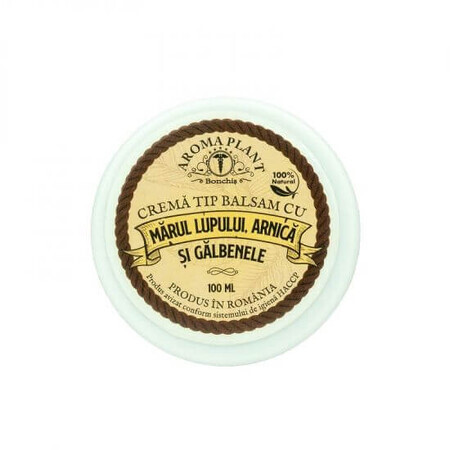 Crema bálsamo con manzana de lobo, árnica y caléndula, 100 ml, Aromaplant