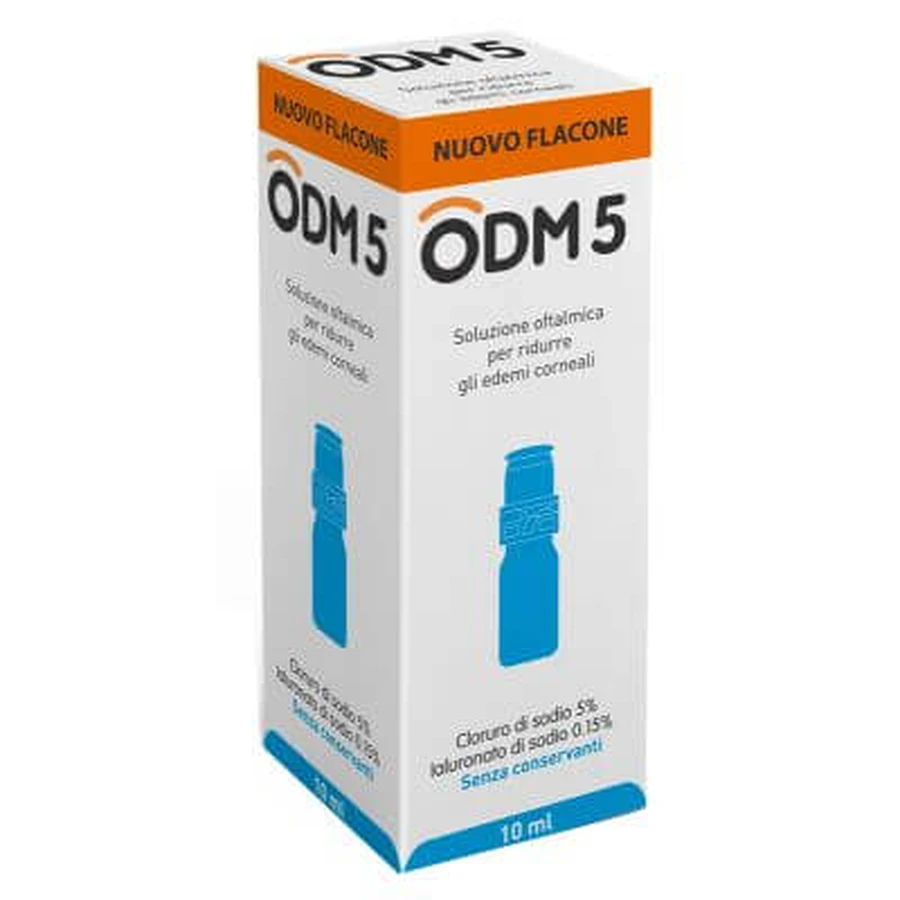 Odm5 hyperosmolaire oogheelkundige oplossing zonder conserveermiddelen 10 ml