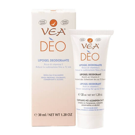 VEA Deodorant Lipogel, 30 ml, Hulka