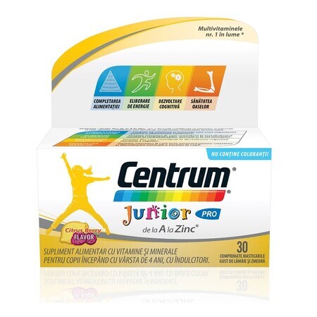 Centrum Junior A-Z Pro, 30 comprimidos, Gsk