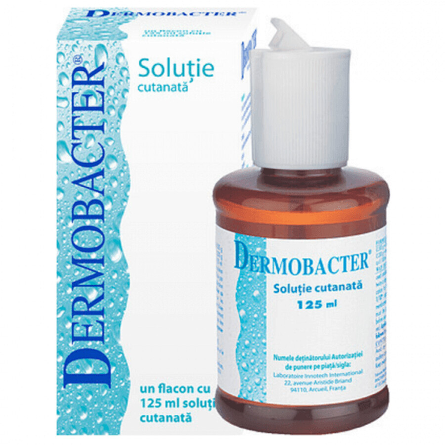 Dermobacter solución cutánea, 125 ml, Innotech