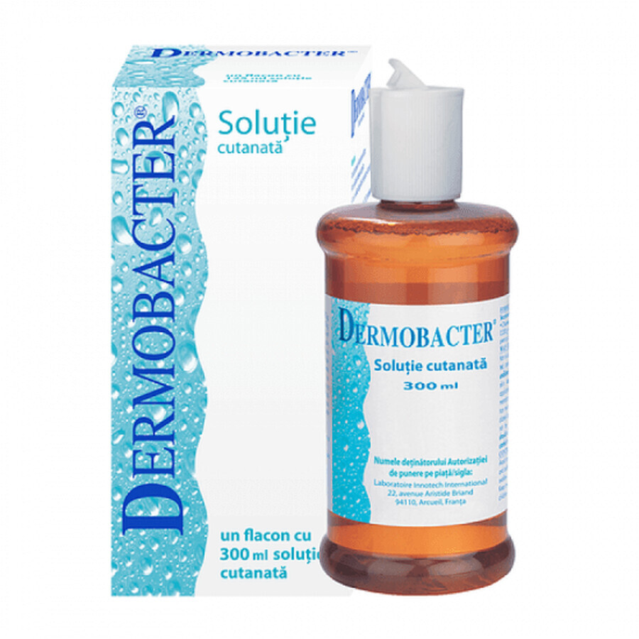 Dermobacter solución cutánea, 300 ml, Innotech