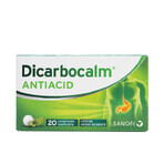 Dicarbocalm antiácido, 20 comprimidos masticables, Sanofi