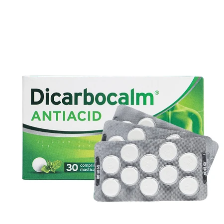 Dicarbocalm Antiacid, 30 comprimidos masticables, Sanofi