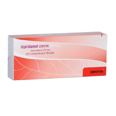 Dipiridamol 25 mg, 30 Filmtabletten, Zentiva