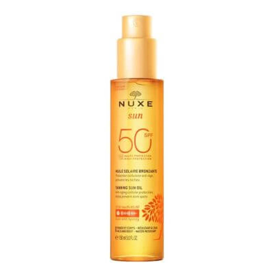Nuxe olejek do opalania twarz/ciało spf50 150 ml: ceny i cechy