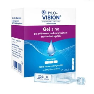 Lacrimi artificiale hylovision gel sine fm 20 flacoane 0,35 ml