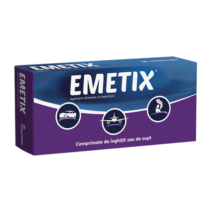 Emetix, 30 comprimidos, Fiterman