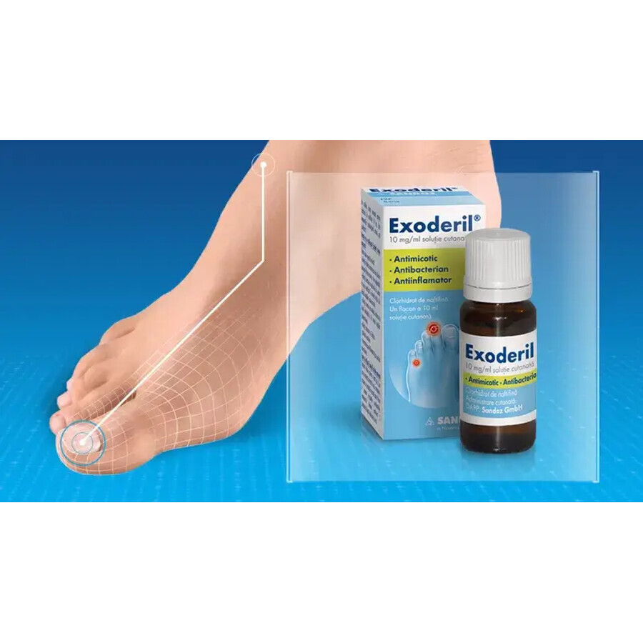 Exoderil solución cutánea, 20 ml, Sandoz