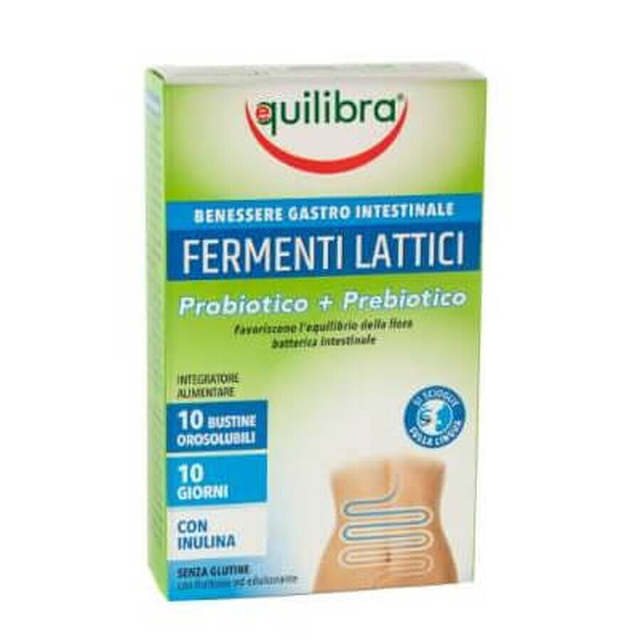 Fermentos lácticos, 10 sobres, Equilibra