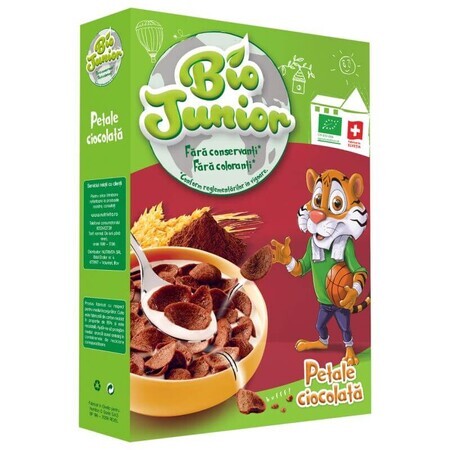 Cereal pétalo chocolate Bio Junior, 250 g, Nutritiva