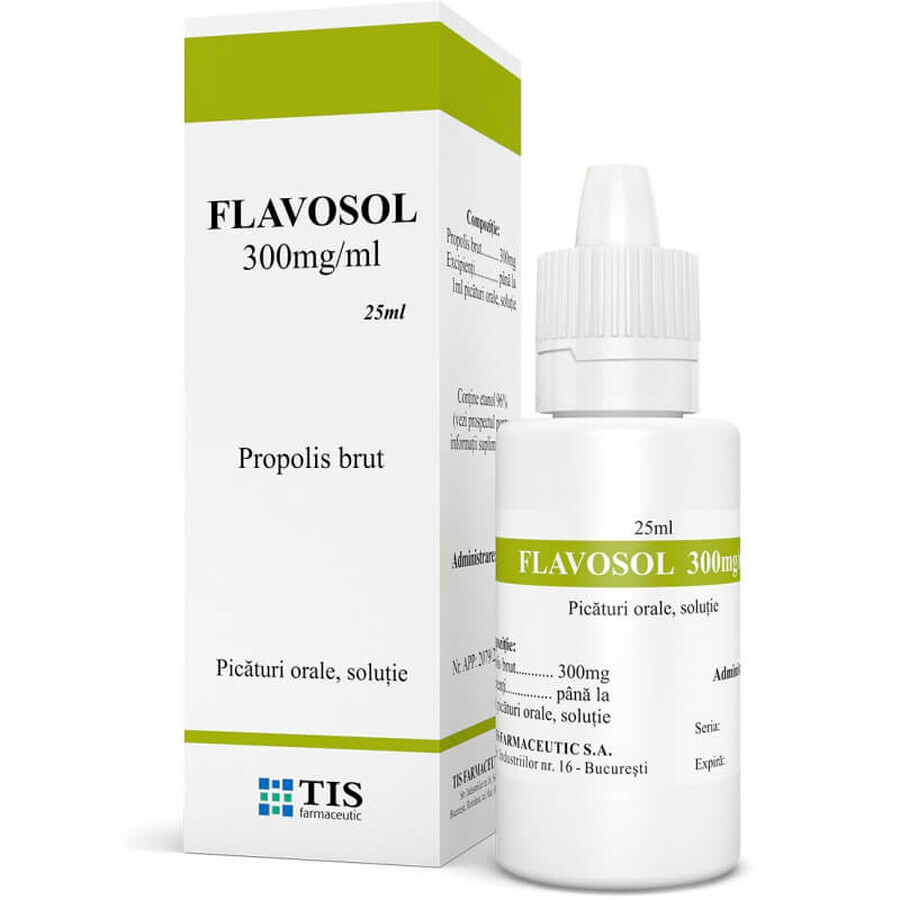 Flavosol solución oral, 25 ml, Tis Farmaceutic