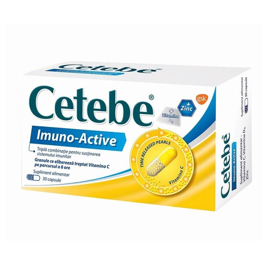 Cetebe Imuno-Active, 30 cápsulas, Gsk