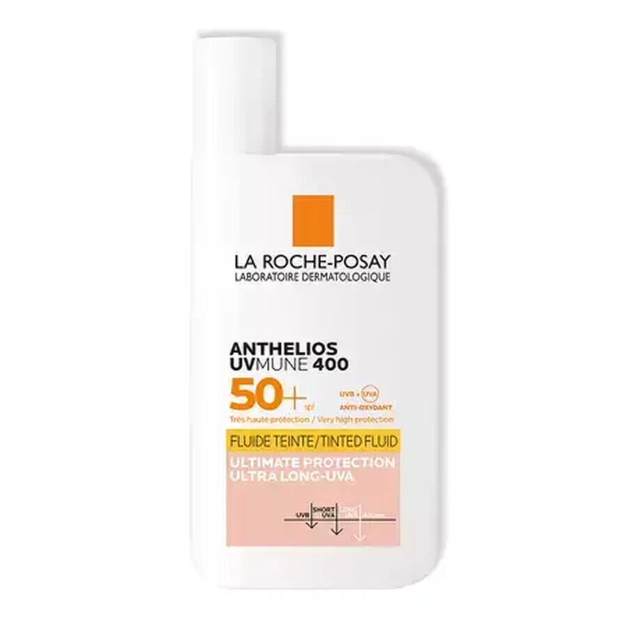  La Roche-Posay Anthelios Zonnebescherming Getinte Fluïde SPF 50+ UVmune, 50 ml